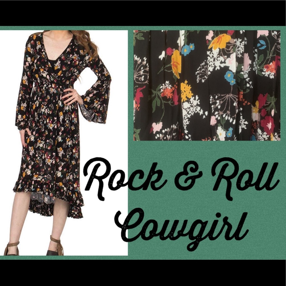 NWOT Boho Chic floral dress
